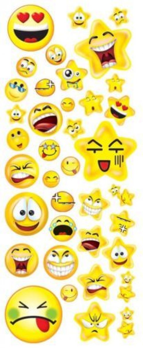 SMILEY FACES fun stickers