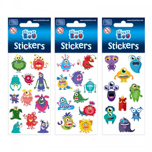 MONSTERS  BOO STICKERS