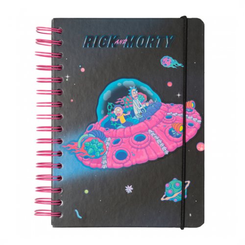 RICK AND MORTY NOTEBOOK A5 BULLET