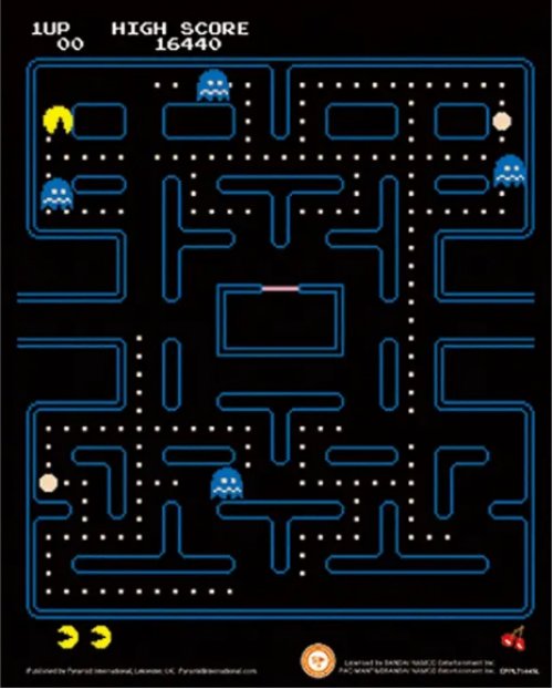 3D mini poster Pac-Man (Maze)