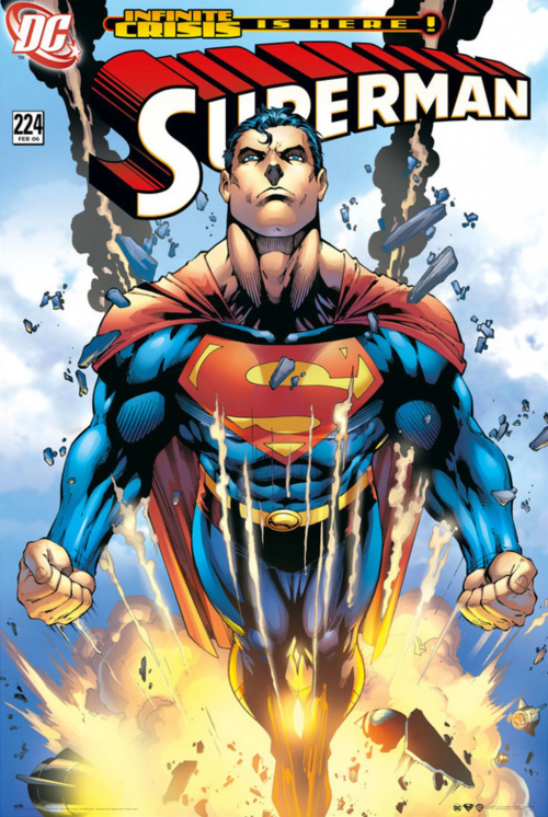 SUPERMAN DC COMICS INFINITE CRISIS IS HERE! ΑΦΙΣΑ 61Χ91,5