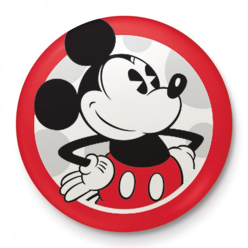 BUTTON BADGE MICKEY MOUSE