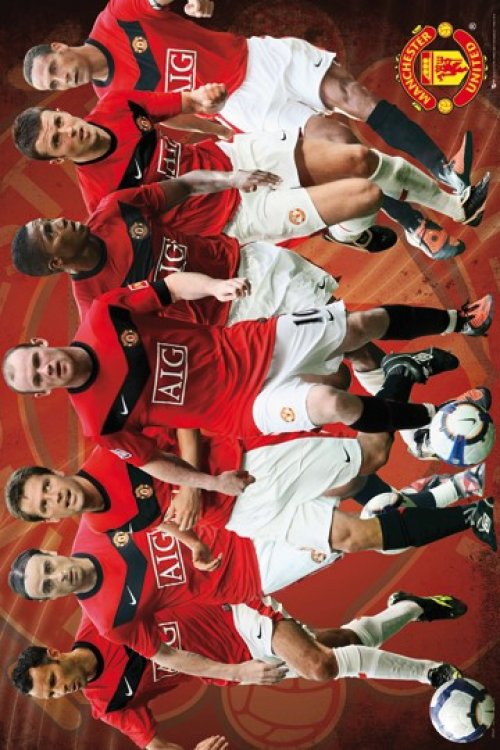 MANCHESTER UNITED PLAYERS 09/10